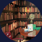 Fantastic Beasts Library at the ROM.